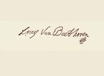 Ludwig van Beethovens Unterschrift